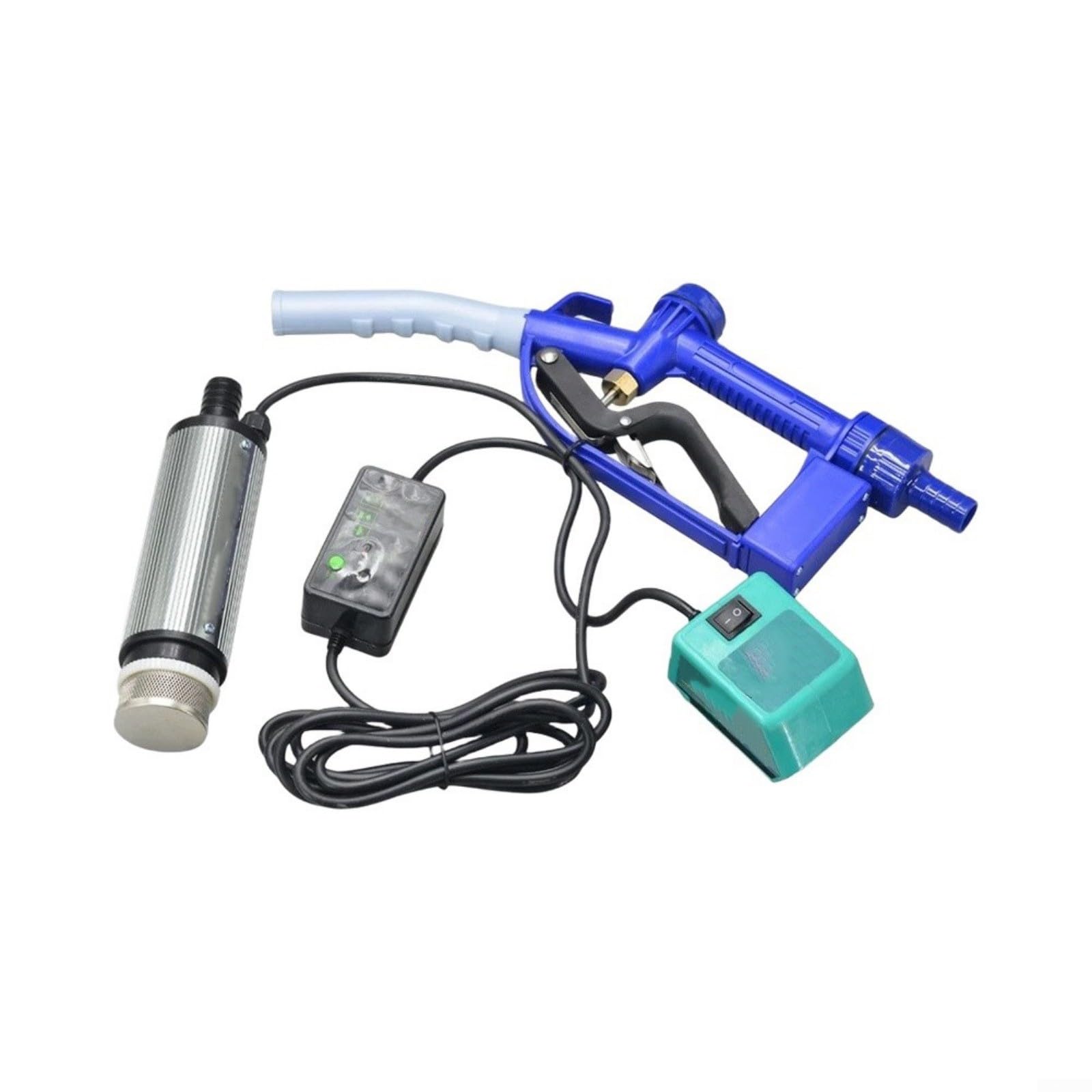 Batería de litio compacta de 21 V, bomba de transferencia de aceite y agua, inalámbrica, para obras, vehículos cisterna, agrícolas (38 mm)