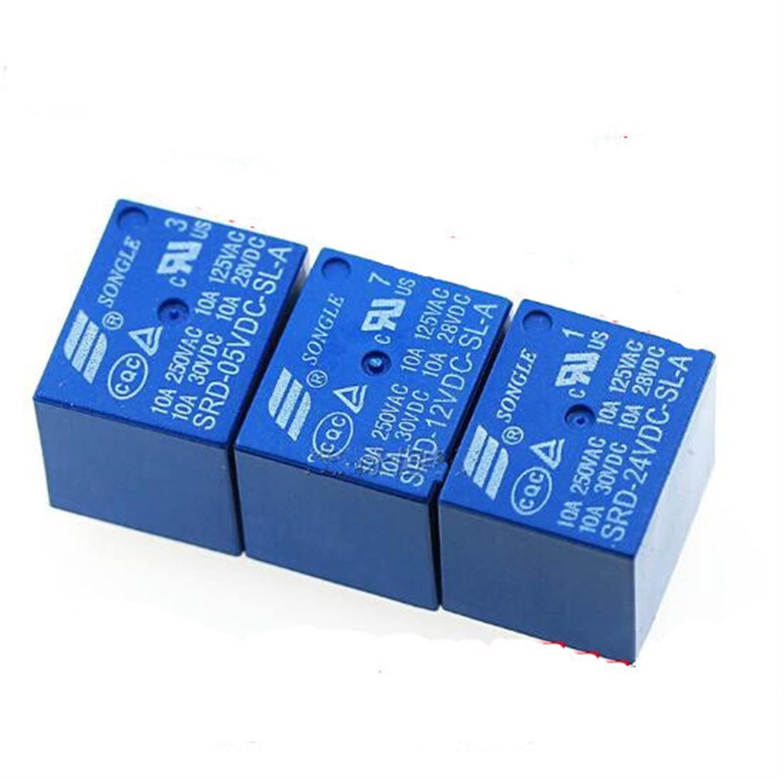 GJZIFGFWQ 5PCS 4pin 5pin Relays SRD-05VDC-SL-A SRD-12VDC-SL-A SRD-24VDC-SL-A SRD-48VDC-SL-A 05V 12V 24V 48V(SRD-12VDC-SL-A 4pin)