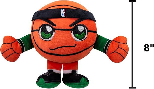 Bleacher Creatures Boston Celtics 8 Kuricha Basketball Sitting Plushies- Soft Chibi Inspired Plush