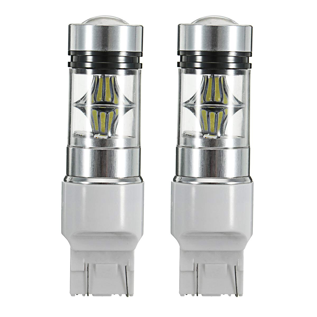 Para LED samochodowe światła przeciwmgielne żarówka H7 H11 9006 7443 3157 1156/Ba15S 1157/Bay15D 100W 1000lm - 1156 Ba15S