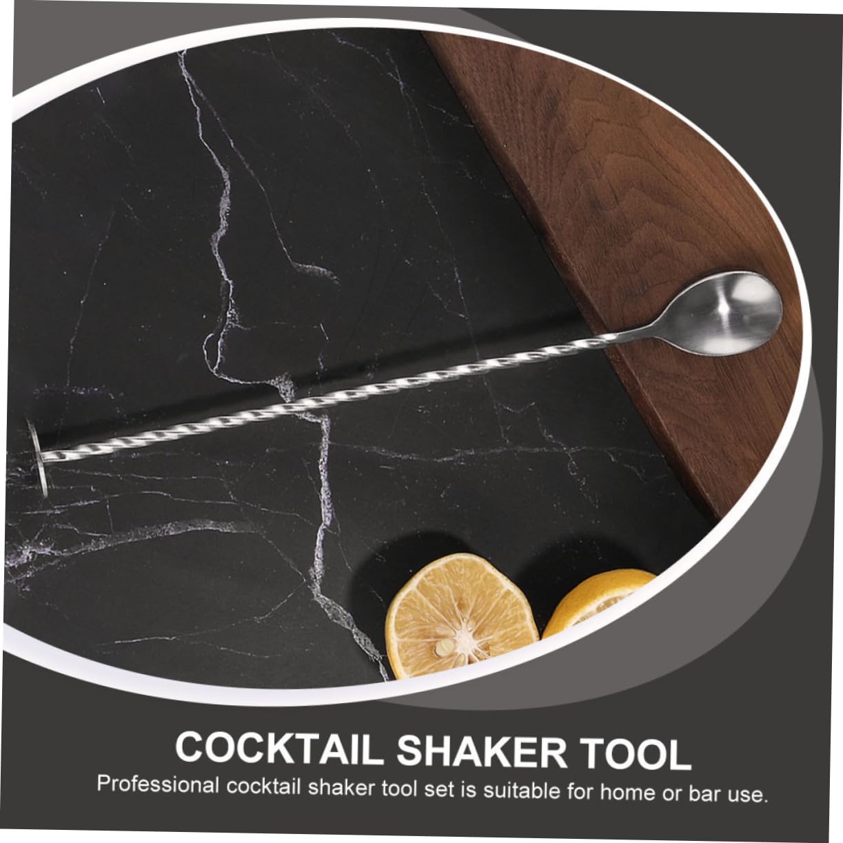 Alipis Set da Barman per Cocktail 13 Pezzi in Acciaio Inox, Shaker 550ml Supporto in Bambù, Portatile per Casa e Bar