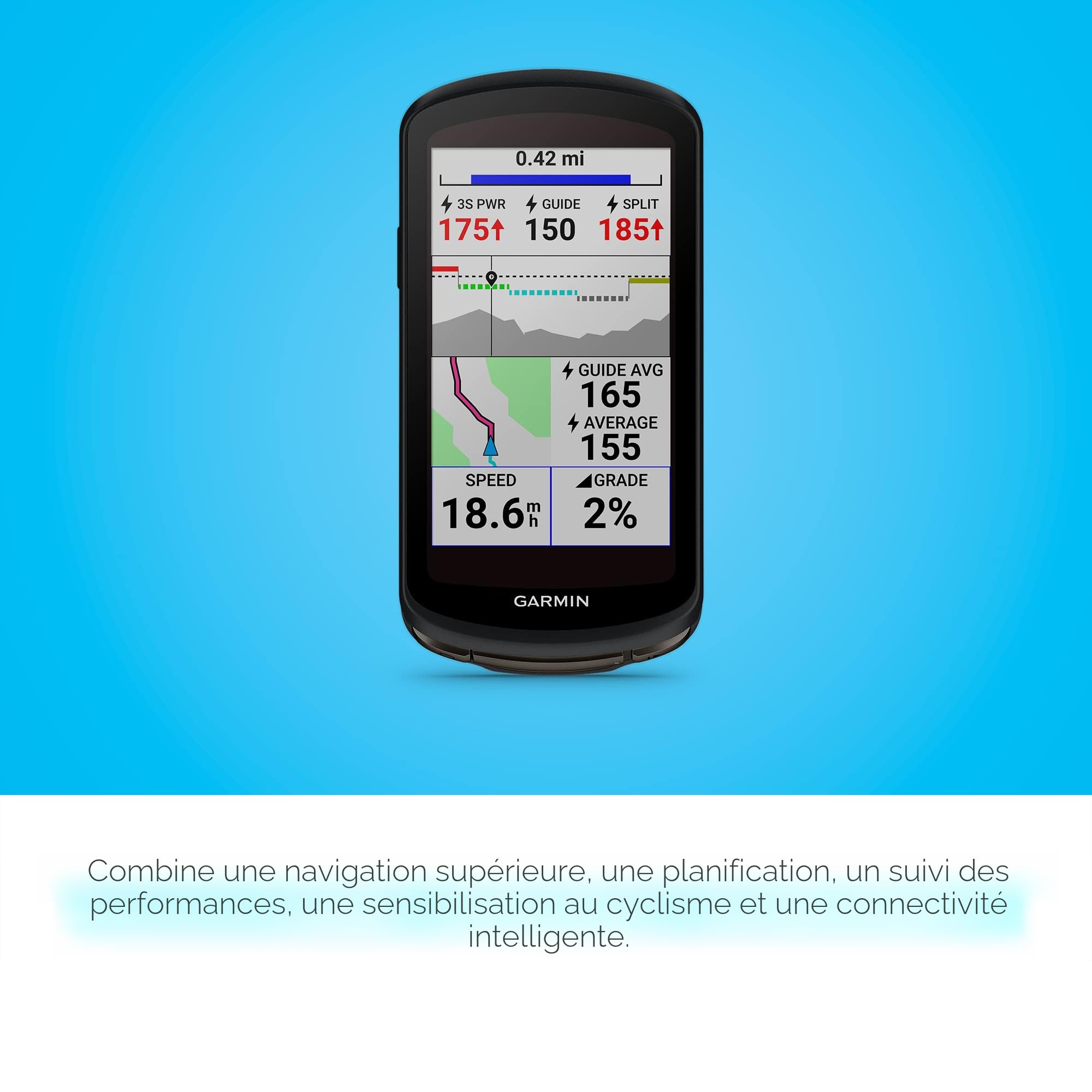 Ciclocomputador Garmin Edge 1040 Solar color negro | Cuotas sin interés