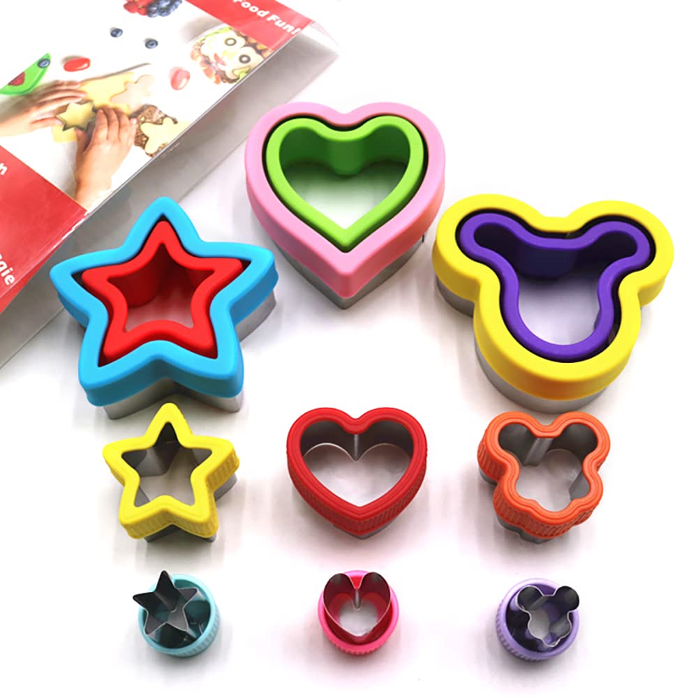 Eazy Kids Sandwich & Cookies Cutter with Sealer Set, Multicolor