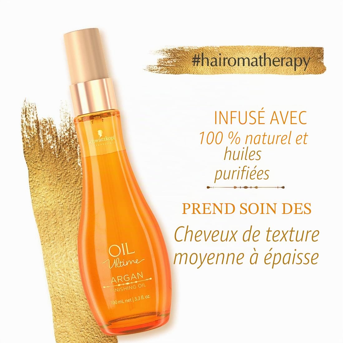 Schwarzkopf SCH400 Huile Finition Argan Oil Ultime 100 ml - Lot de 2