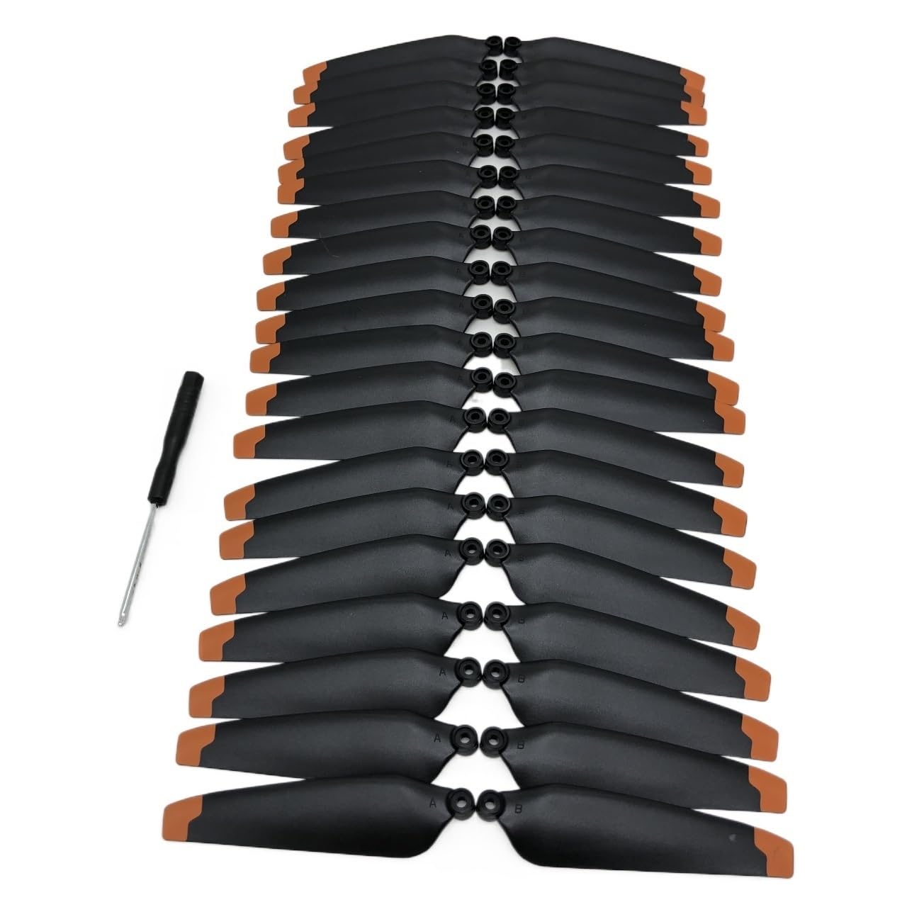 Akcesoria do dronów Do zestawu części zamiennych śmigła śmigła do KF106 MAX Drone Quadcopter akcesoria do zdalnego sterowania (Color : 40PCS)