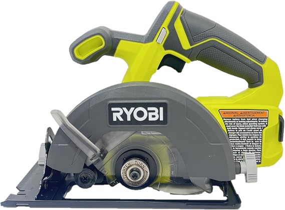 Ryobi One P505 18V Lithium Ion Cordless 5 1/2 4,700 RPM Circular Saw (Battery Not Included, Power Tool Only), Green | Battery and Charger Sold Separately