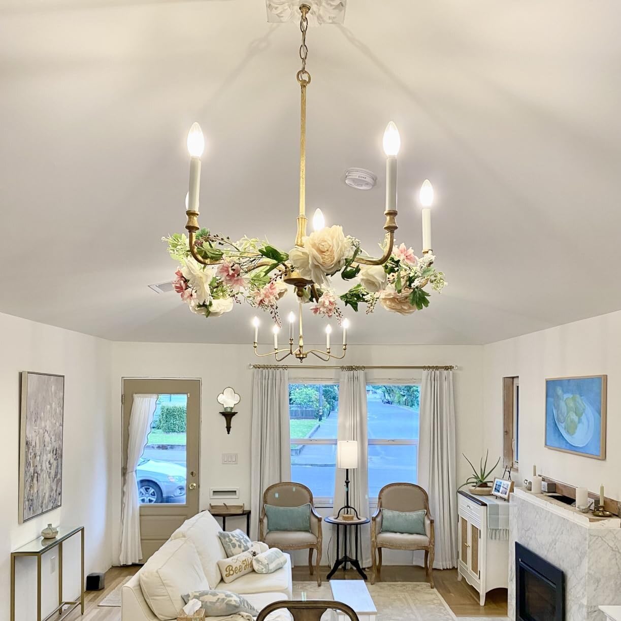 Ghirlanda di Peonie, 180cm, Ghirlanda Fiori Artificiali, Fiori per Arco, Ghirlanda Floreale per la Decorazione di Nozze Home Table Decorazione (Ghirlanda Di Peonia Champagne)