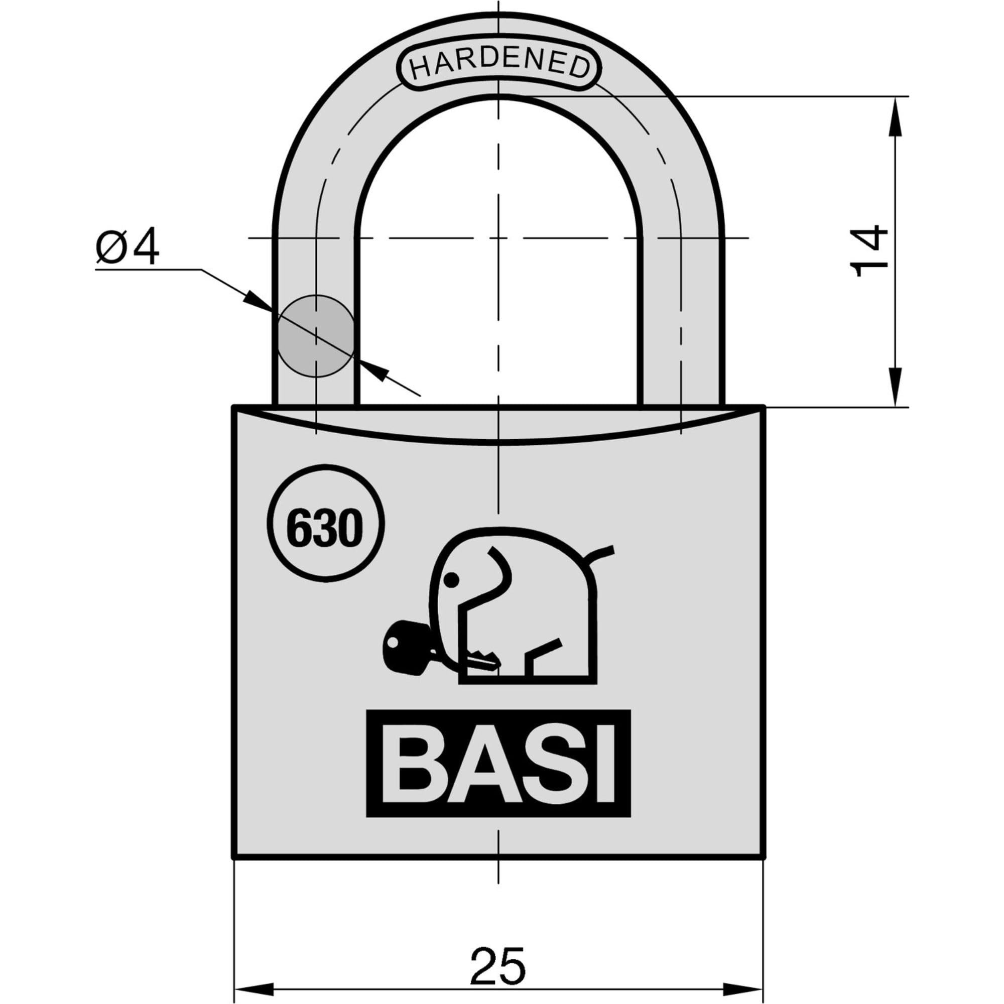 BASI Juego de 24 candados de cortina, 25 mm, cierre uniforme, carcasa de aluminio macizo, barra de acero endurecido, candado seguro de bloqueo de igualdad, grosor de 4 mm, 24 unidades