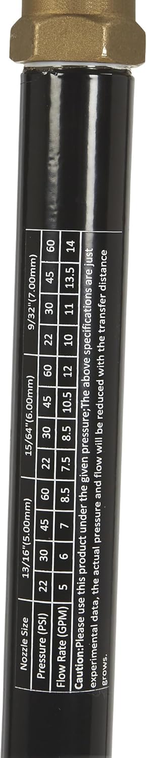 Strongway Tripod Sprinkler with Round Base - 1in. Head with 3 Nozzles, 120-Ft. Dia. Coverage