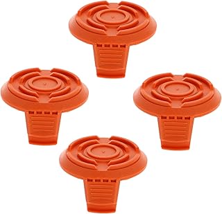 SECFOU 4 Pçs Capa De Carretel Abs Laranja Acessórios Para Aparador Tampas De Carretel De Substituição Para Aparador Capa De Carretel Para Cortador De Grama Apêndice Capa De Carretel Para