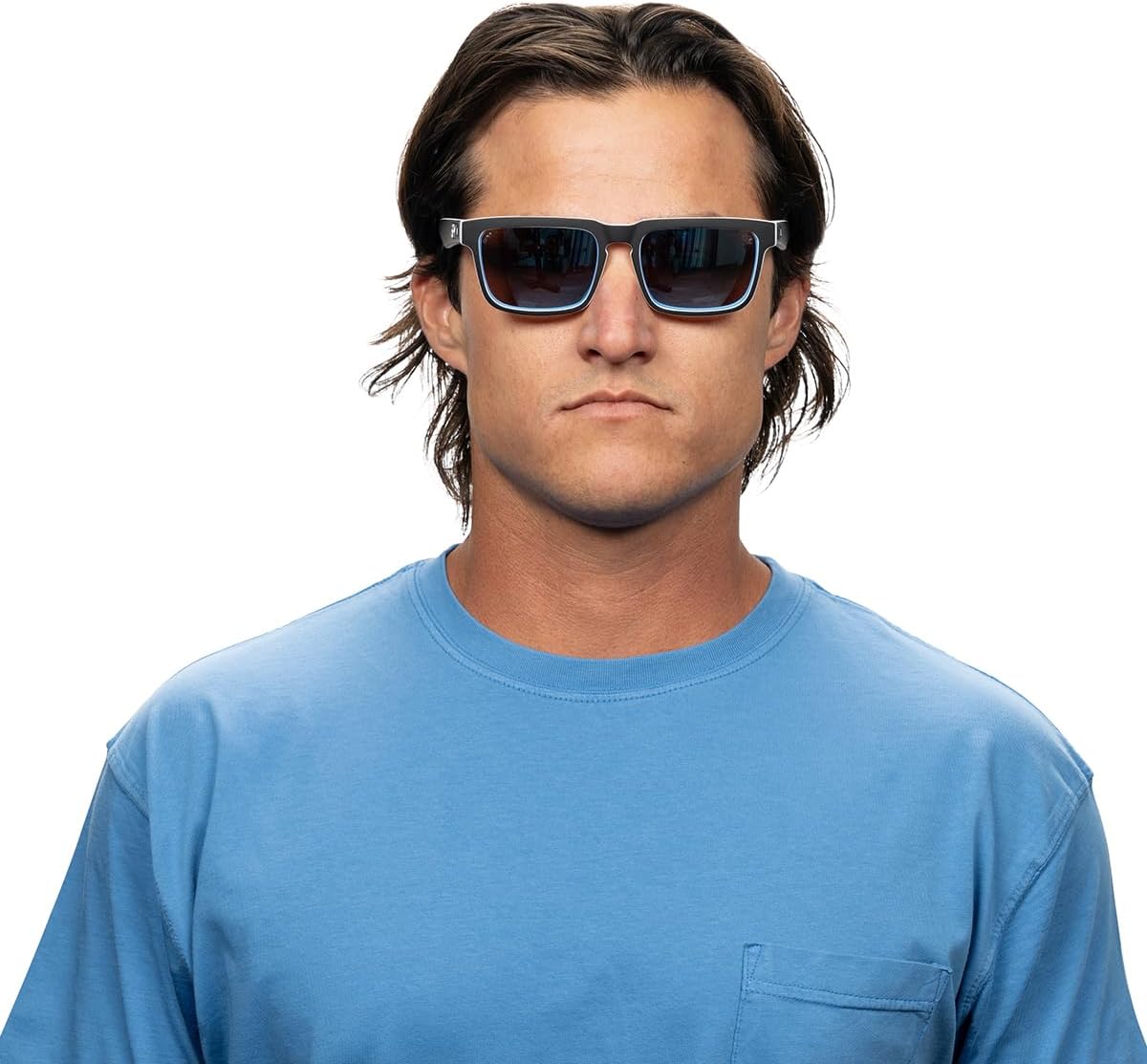 Spy Optic Helm, Square Sunglasses, Color and Contrast Enhancing Lenses - Image 7