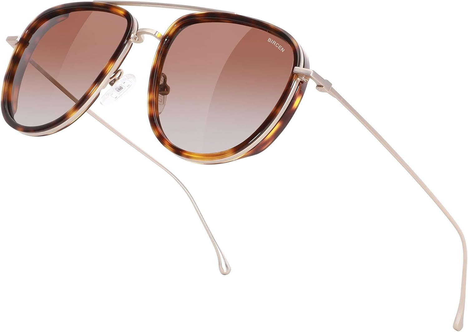 BIRCEN Acetate Polarized Sunglasses for Women: UV Protection Shades - Vintage Frame Aviator Sun Glasses for Vacation Beach