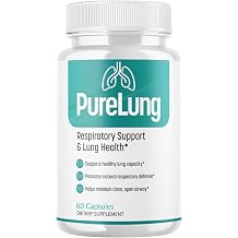 PureLung Capsules - Official Pure Lung Supplement, Premium Formula, Natural Vitamins for Health & Wellness - 60 Capsules for 1 Month