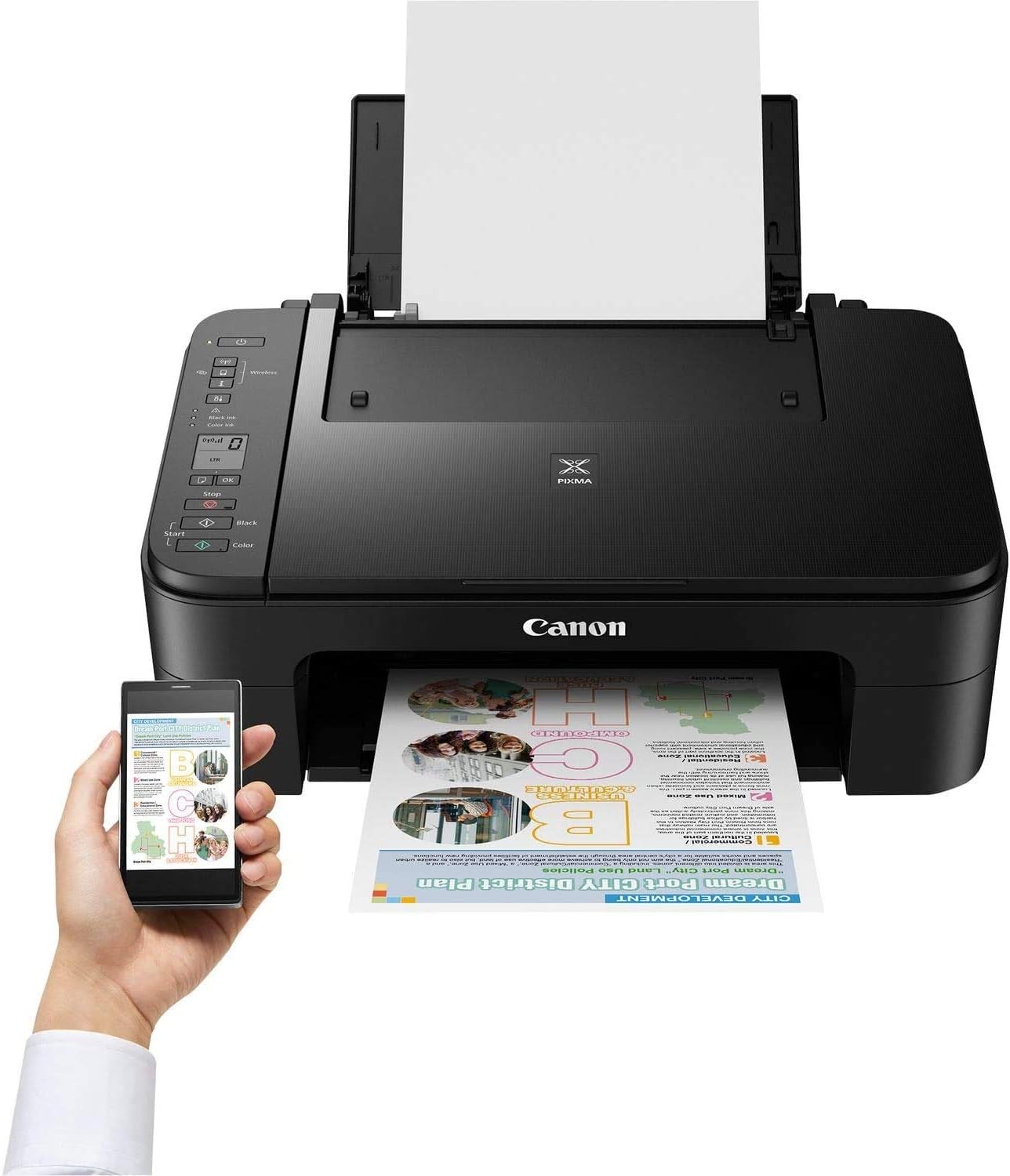 Canon Pixma TS-3340 Inkjet Printer, Black