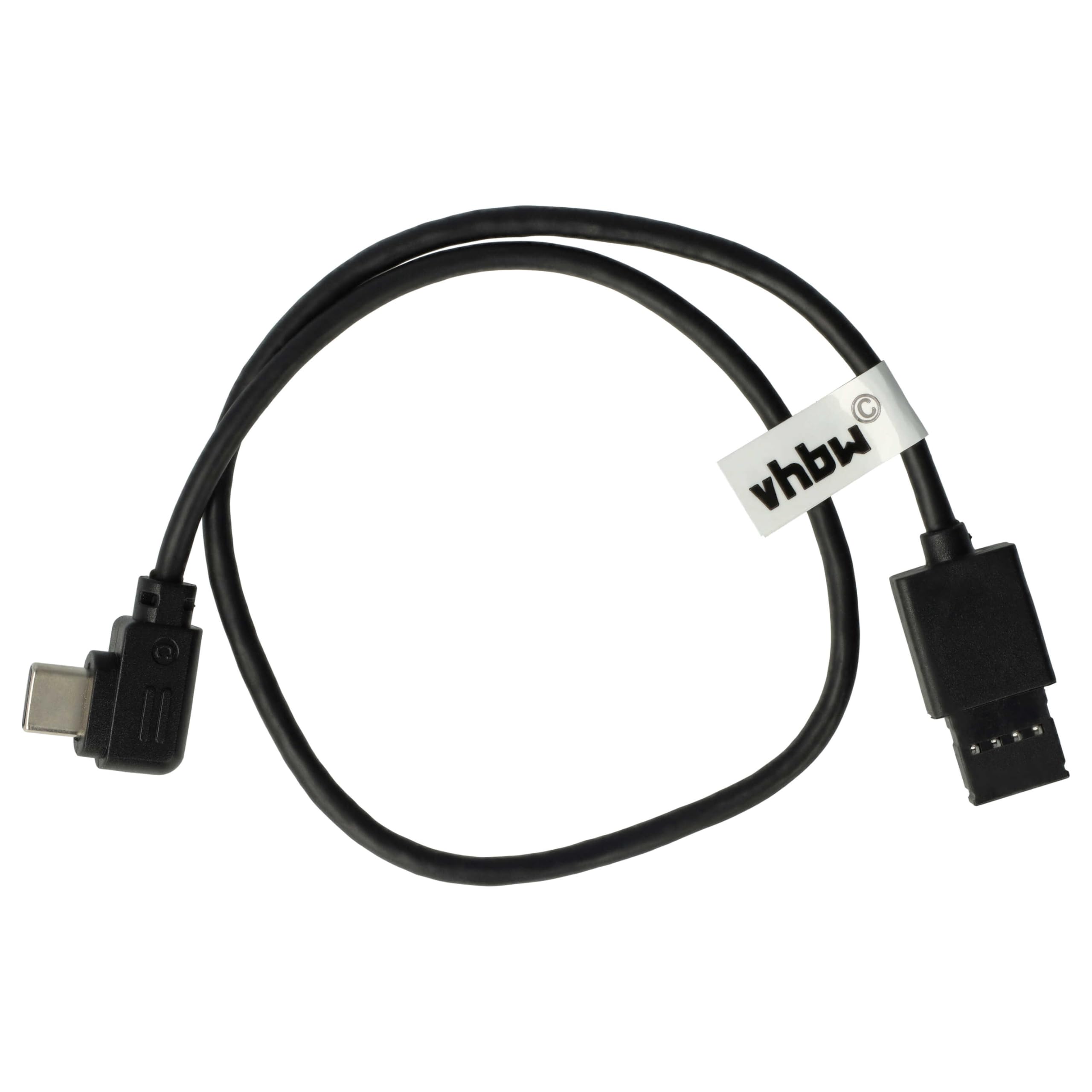 vhbw Câble de contrôle Compatible avec DJI Ronin -S, RSC 2, RS 3 Pro, SC Gimbal vers Appareil Photo Sony Canon Nikon Fujifilm Panasonic - 35 cm