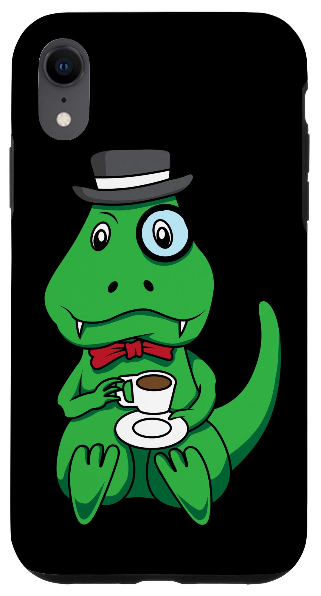 iPhone XR Tea Rex | Hilarious Dino English Breakfast Lovers Gift Case
