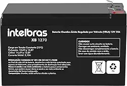 Bateria Selada VRLA 12V 7AH XB 1270 Preto Intelbras