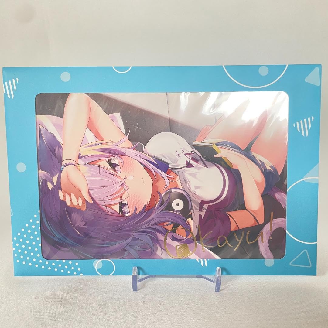 Amazon.co.jp: ホロライブ 猫又おかゆ 活動3周年記念 箔押し複製サイン
