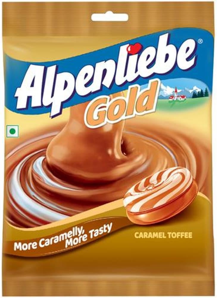 Alpenliebe Gold Caramel Toffee, 324g