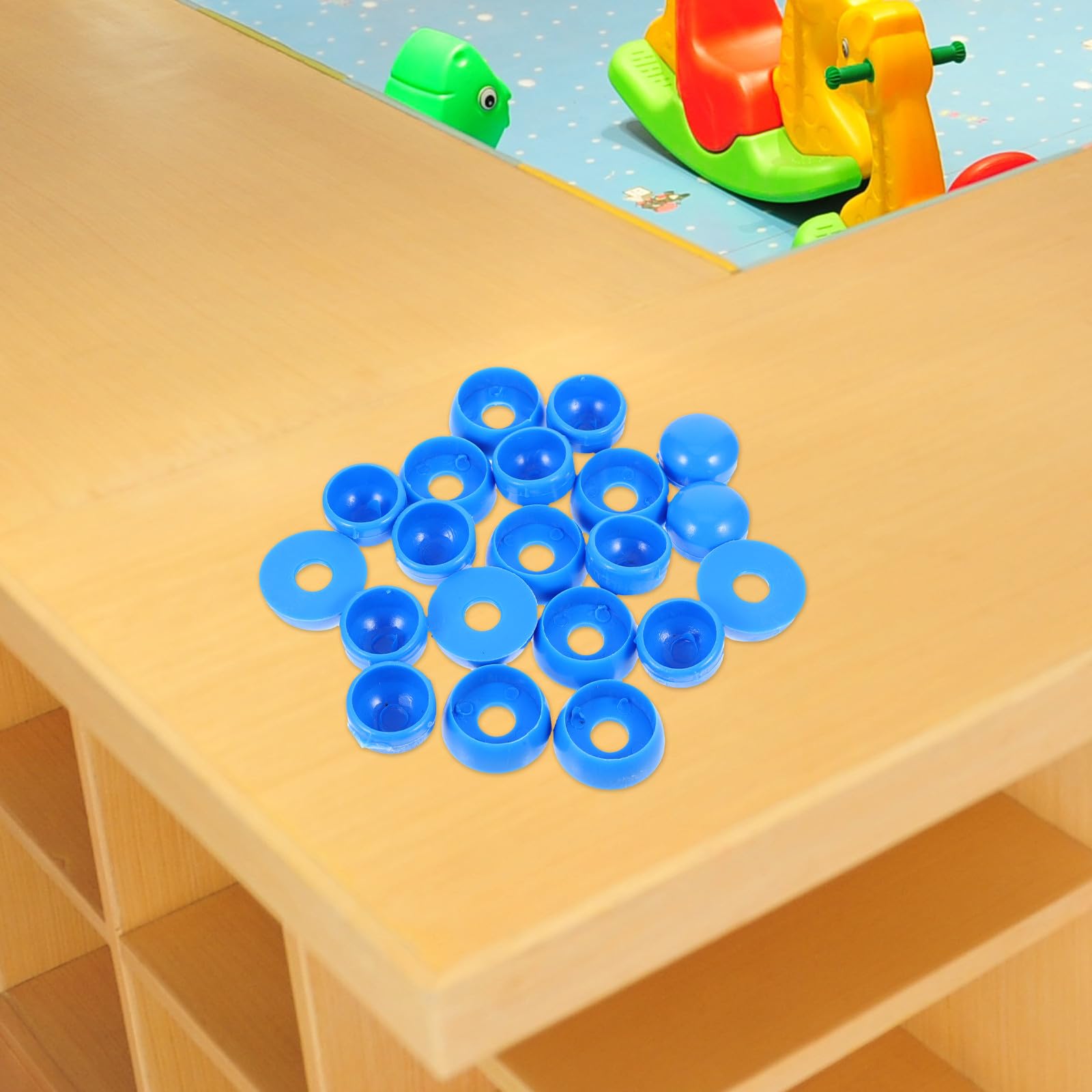 Copridadi in Plastica, 10 Pezzi Tappi Protettivi per Bulloni a Vite, Cappucci di Protezione per Dadi, Accessori per Sicurezza in Parchi Giochi Esterni per Ragazzi e Ragazze