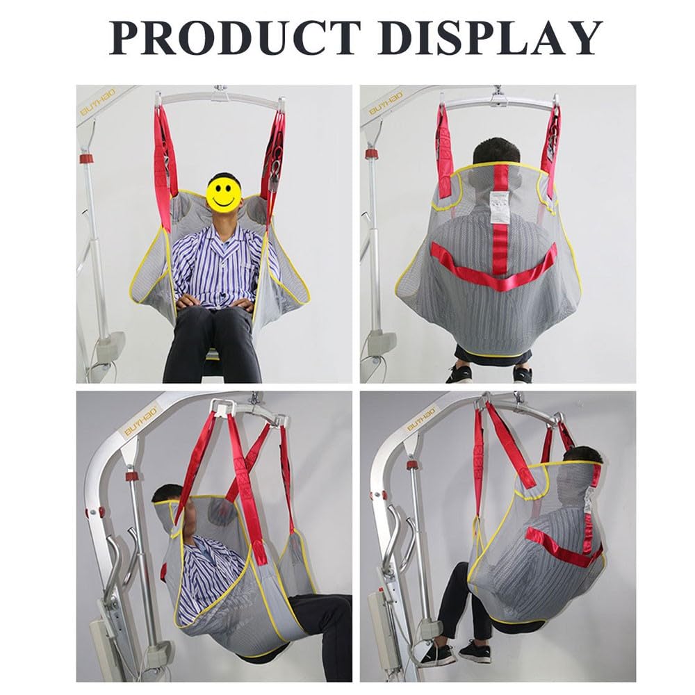 Sling Toilette Sollevatore Paziente Attrezzatura Medica per Ascensore Handicapp Bariatrico Comodo Ascensore Imbracatura Cintura Medica di Trasferimento Large