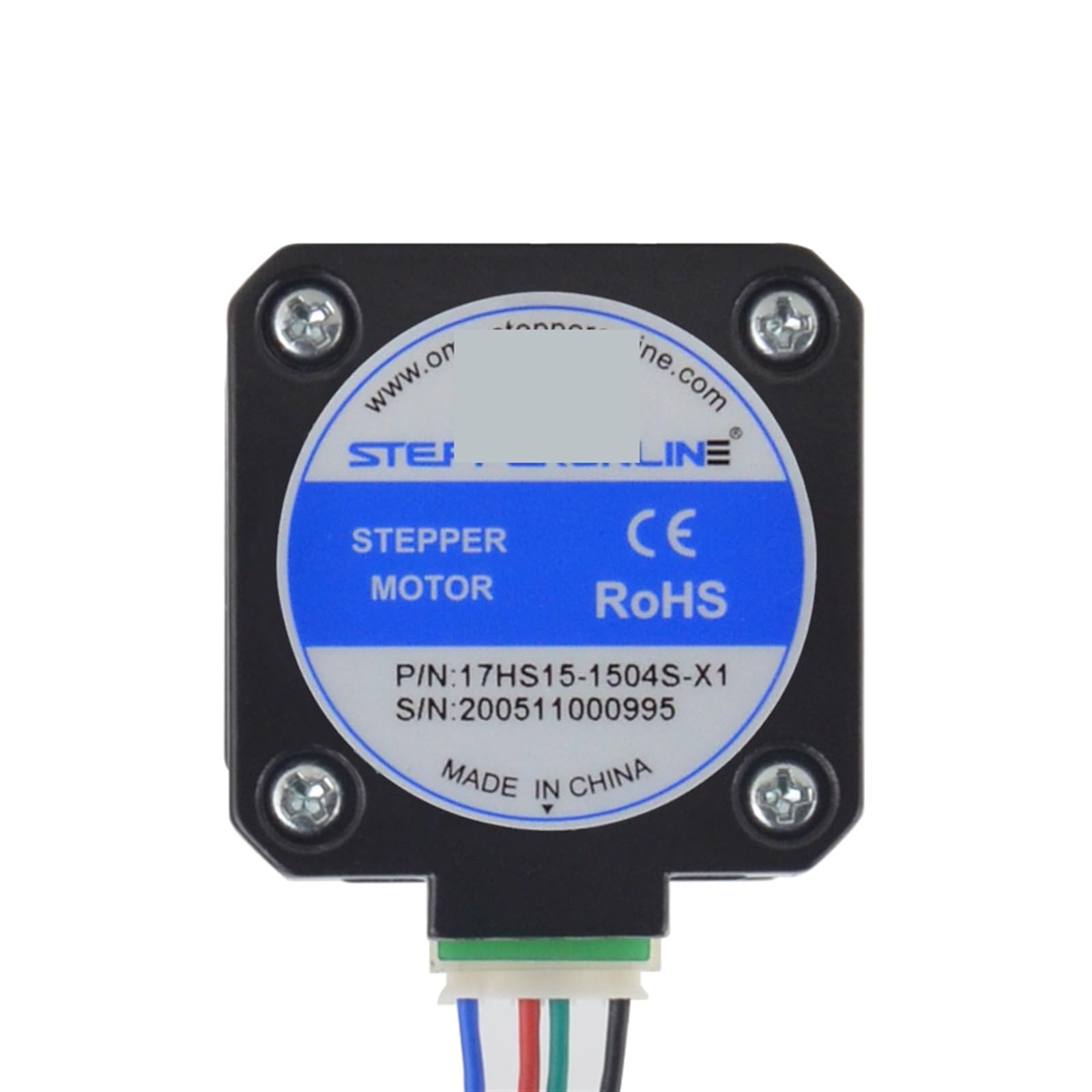 PAKMEZ 5-częściowy silnik krokowy 1,5 A, 42, silnik 39 mm, 12 V, 1 m, 4 silnik krokowy 5-17HS15-1504S-X1