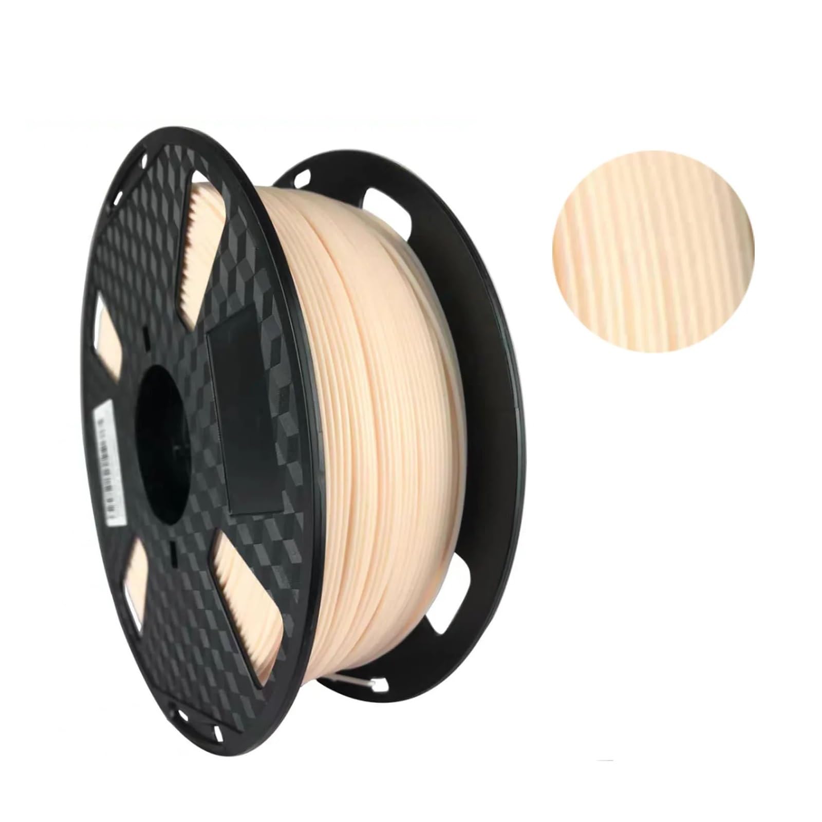 3D-PLA-Filament in Hautfarbe, 1,75 mm, 1 kg, 3D-Drucker, 2,2 Pfund Haftung, 3D-Druck, flexible Materialien, passend for die meisten FDM-Drucker, Pink