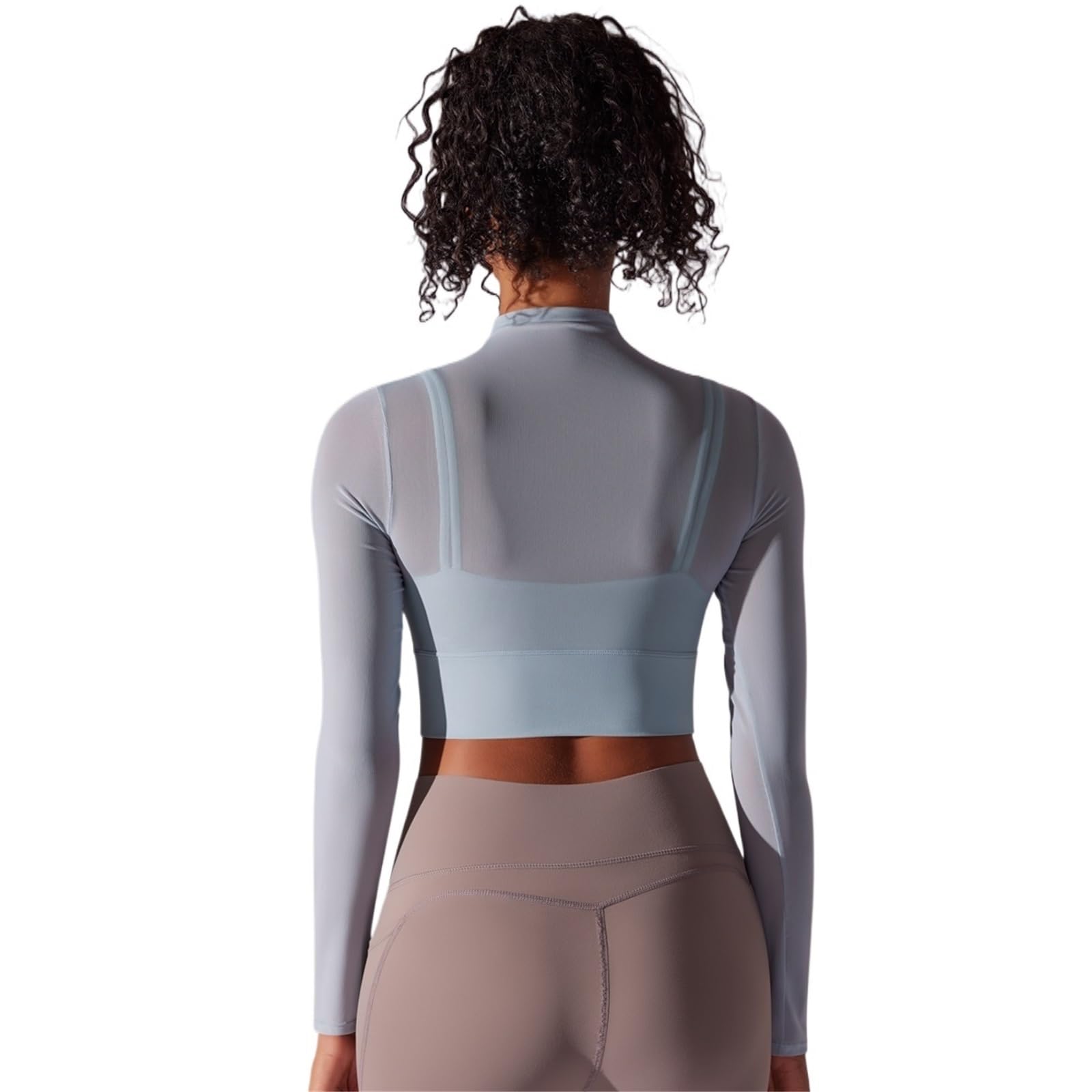 Camisetas de entrenamiento de manga larga para mujer, ropa deportiva para correr, trotar, malla de manga larga, ropa deportiva para ciclismo