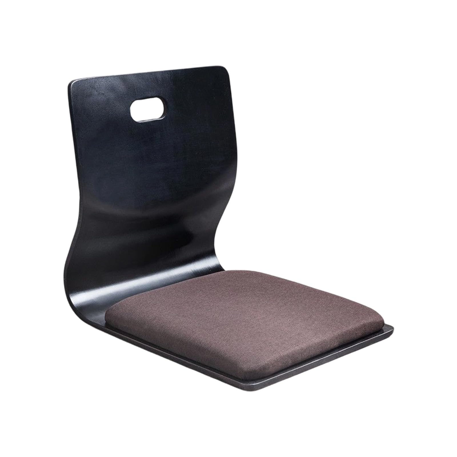 Beimus Multi-Position Wooden Backrest Floor Chair, Lumbar & Lightweight Foam Seat for Living Room Study Ergonomic Legless Floor Chair with Adjustable Backrest