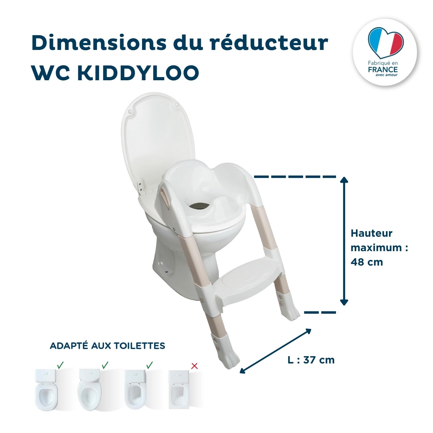 THERMOBABY Reducteur de wc kiddyloo - Marron glacé