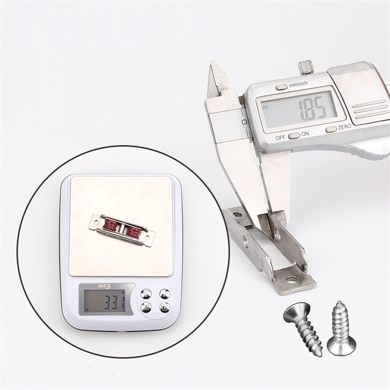 Koło pasowe do drzwi przesuwnych ze stali nierdzewnej i czerwonego nylonu, podwójne płaskie wklęsłe koło z tworzywa sztucznego (wklęsłe koło)