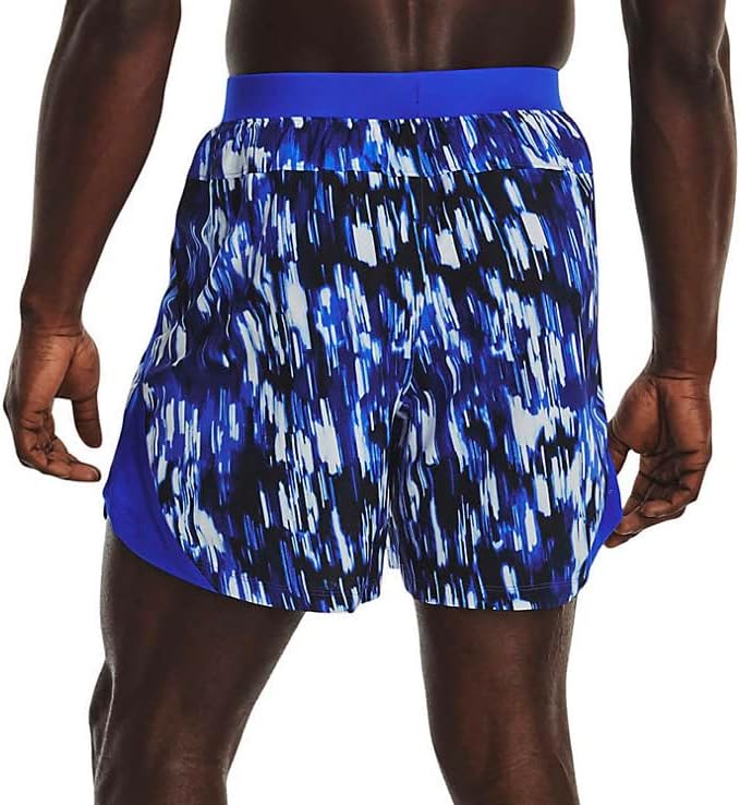Under Armour Mens 5" Launch UA Printed Running Shorts Fitted (as1, Alpha, m, Regular, Regular) - Image 3