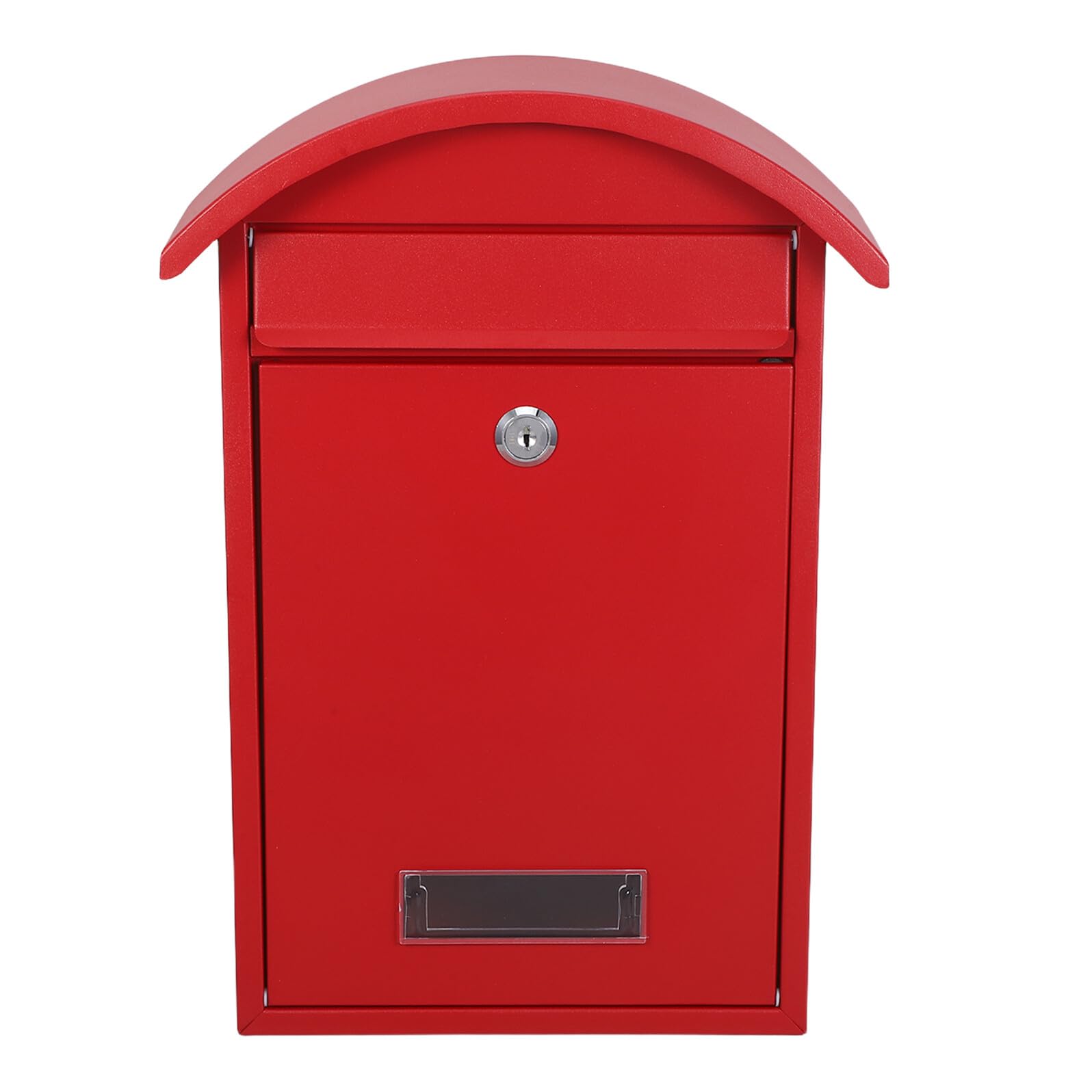 Boîte aux lettres murale rouge Veemoon 35,5x25,5x10 cm en fer
