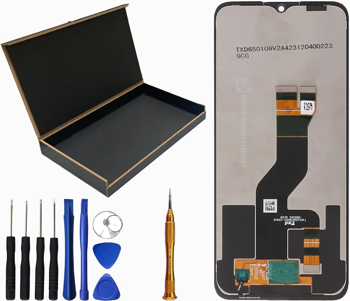 LCD Screen Display Touch Digitizer Assembly Replacement for Cricket Icon 5 AT&T Motivate 4 LCD Screen SL112A 6.5"