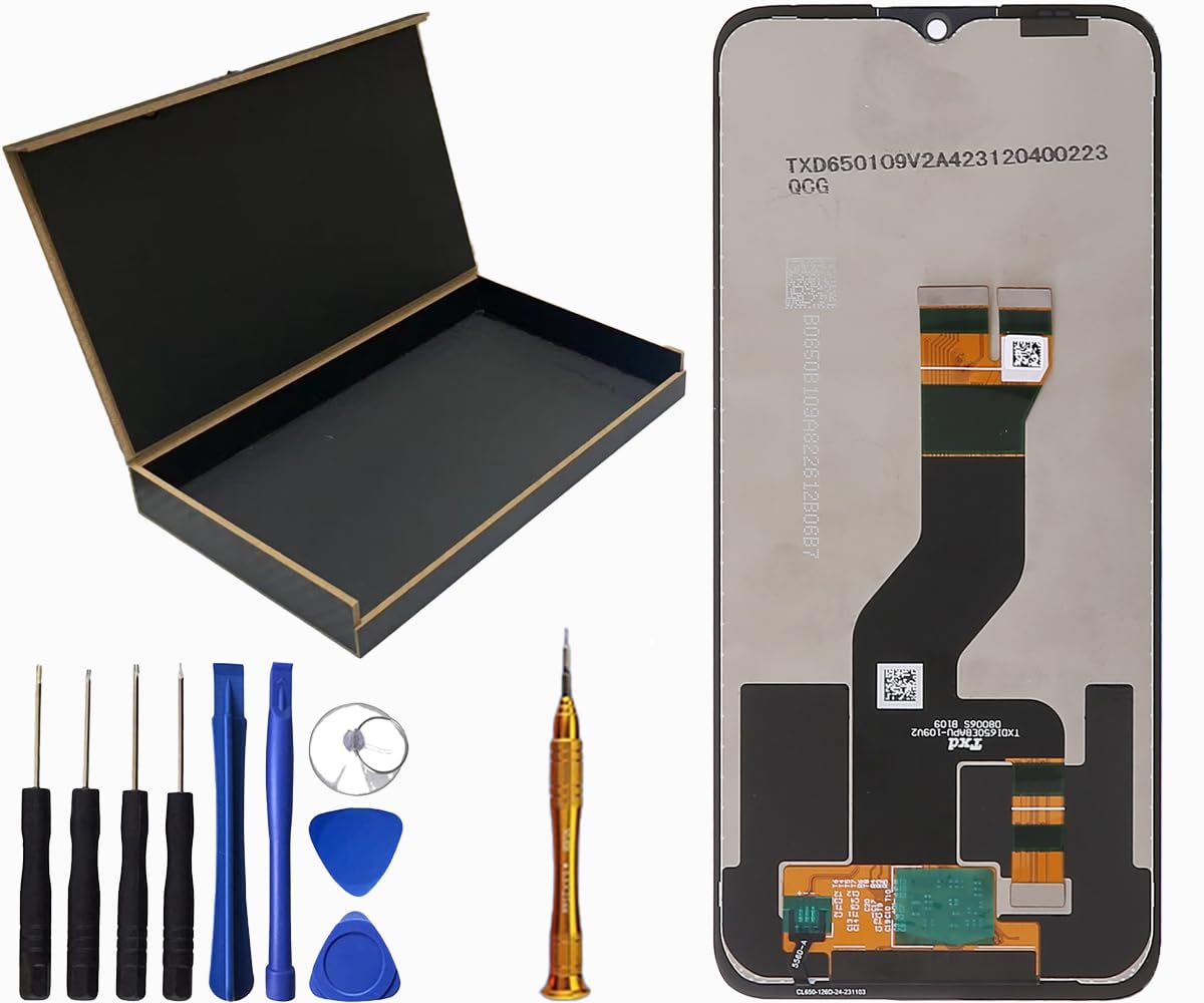 SECRETIGER LCD Screen Display Touch Digitizer Assembly Replacement for Cricket Icon 5 AT&T Motivate 4 SL112A 6.5