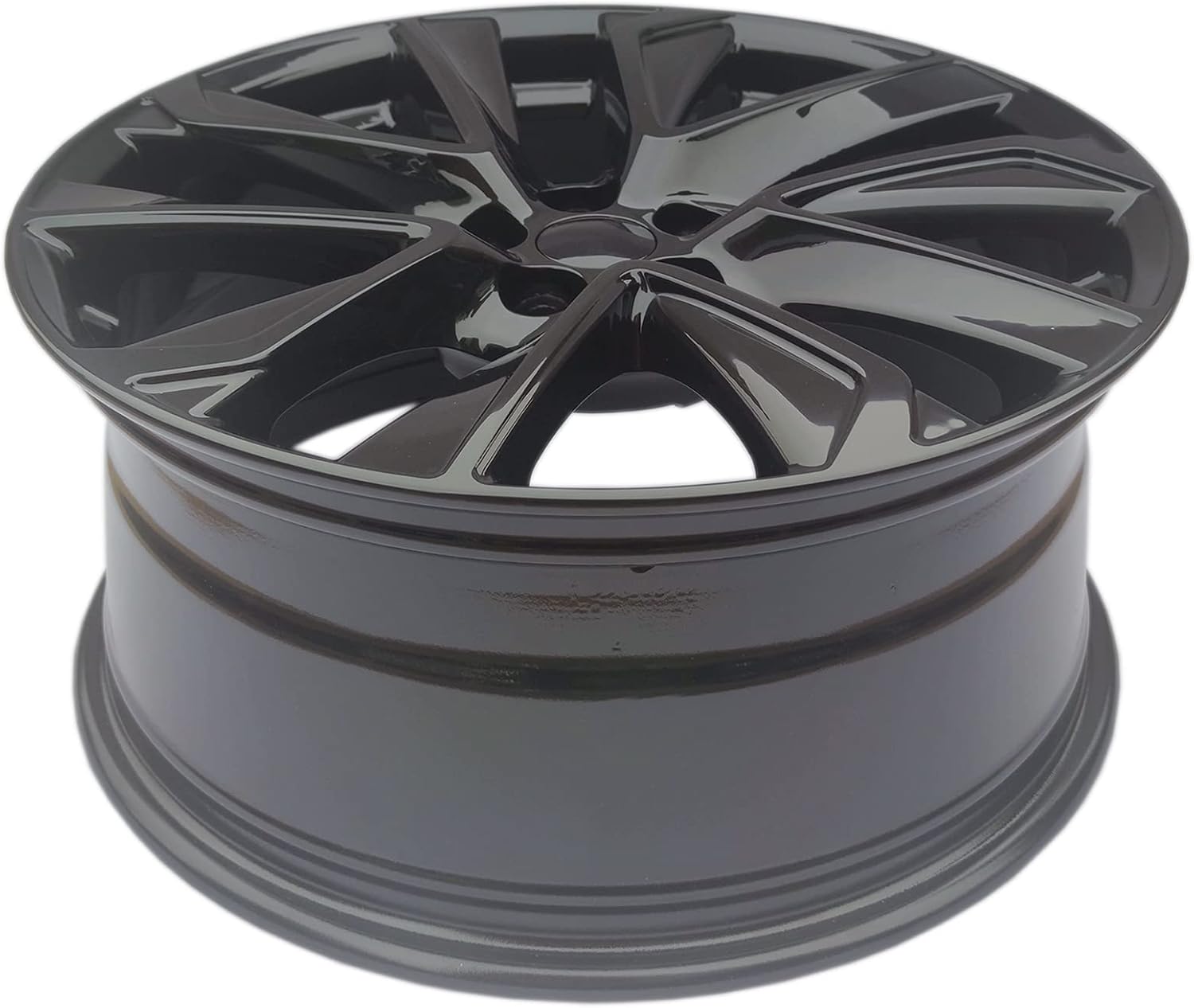 18" Single 18x8 Gloss Black Alloy Wheel For Toyota Corolla 2019-2022 OEM Design Replacement Rim