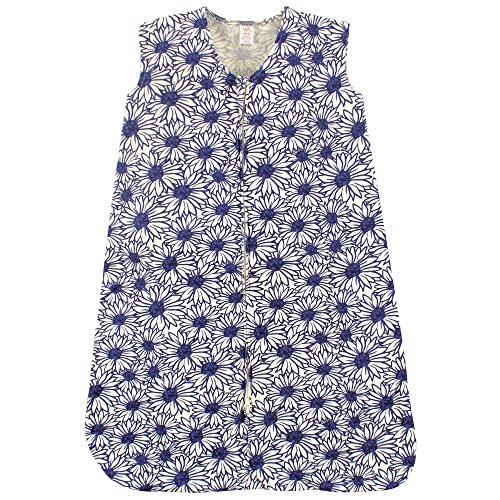 Image of Touched by Nature Unisex Baby Organic Cotton Sleeveless Wearable Sleeping Bag, Sack, Blanket, Daisy, 0-6 Months