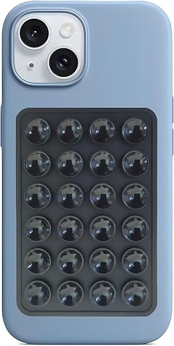 Deiksuir Soporte para teléfono con ventosa, accesorios adhesivos para teléfono para iPhone y Android, se fija libremente a espejos y superficies