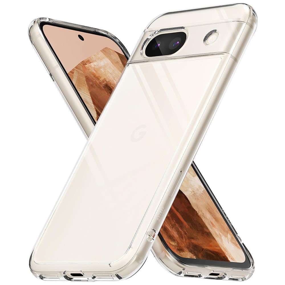 Amazon Brand- Solimo Basic Case for Google Pixel 8a 5G (Silicone_Transparent) (B0D5724177) Amazon Price History, Amazon Price Tracker