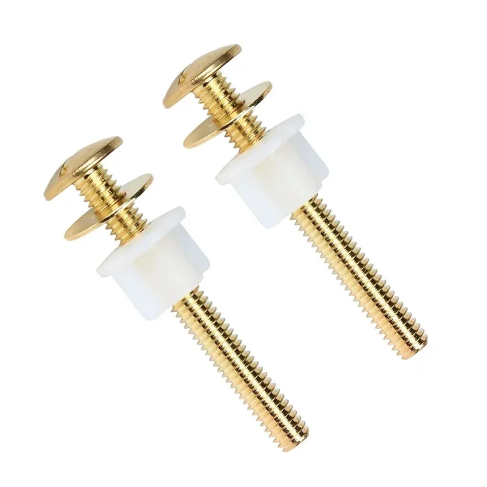 Toilet Seat Screws, 10pc Secure Toilet Cover Fixing Screws with Metal Bolts Bathroom Tank Fasteners Rust