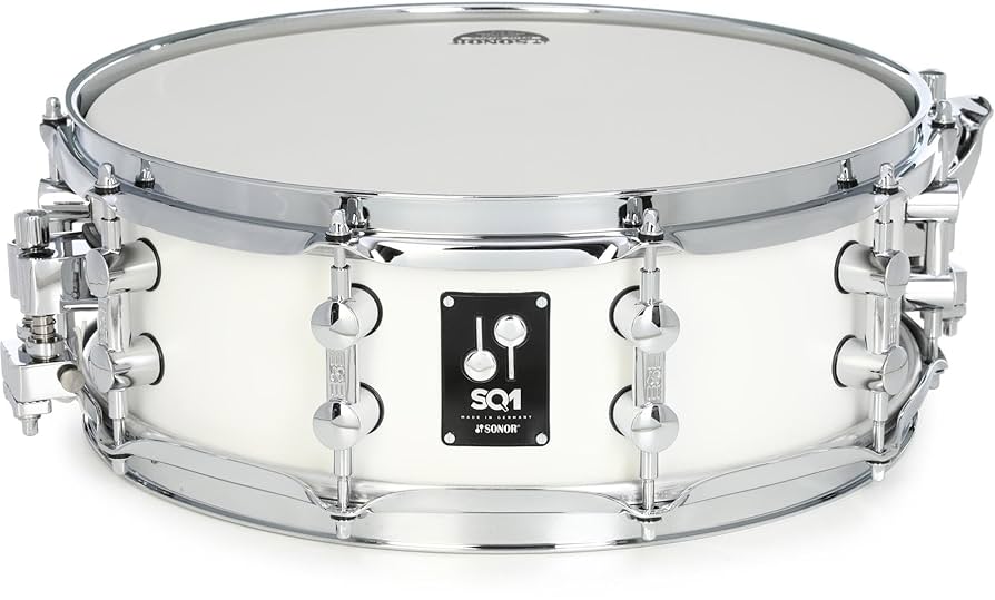 Amazon.com: Sonor SQ1 Snare Drum - 5 x 14 inches, Satin Pure