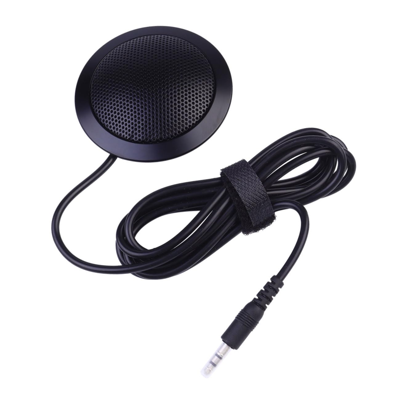 IWOWHERO 360Degree Omnidirectional Conference Microphone for Computer Compact Portable Mic with Noise Reduction for Meetings Video Chats and Gaming Durable Design Pickup