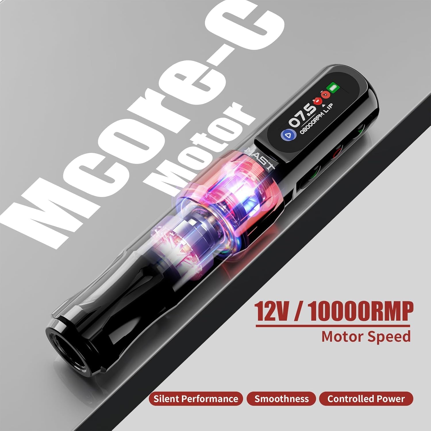 Mast Tour2 Pro Kabellose Tattoo Maschine Kartuschen-System für Linien- und Schattierungsarbeiten Rosa