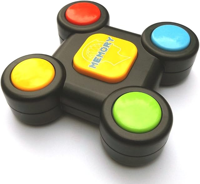 Brigamo Memory Buzzer z oświetleniem i dźwiękiem, zabawka edukacyjna z pamięcią kształtu dla małych dzieci, zabawka motoryczna
