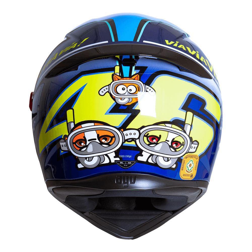 Amazon.es: AGV K3 SV-S Rossi Misano 2015 Casco Integral De Moto