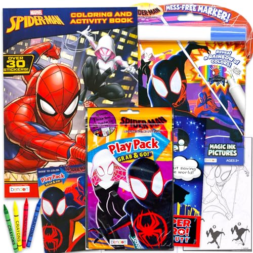 Livre de coloriage Spiderman pour cadeau d'anniversaire et de fête d'enfants