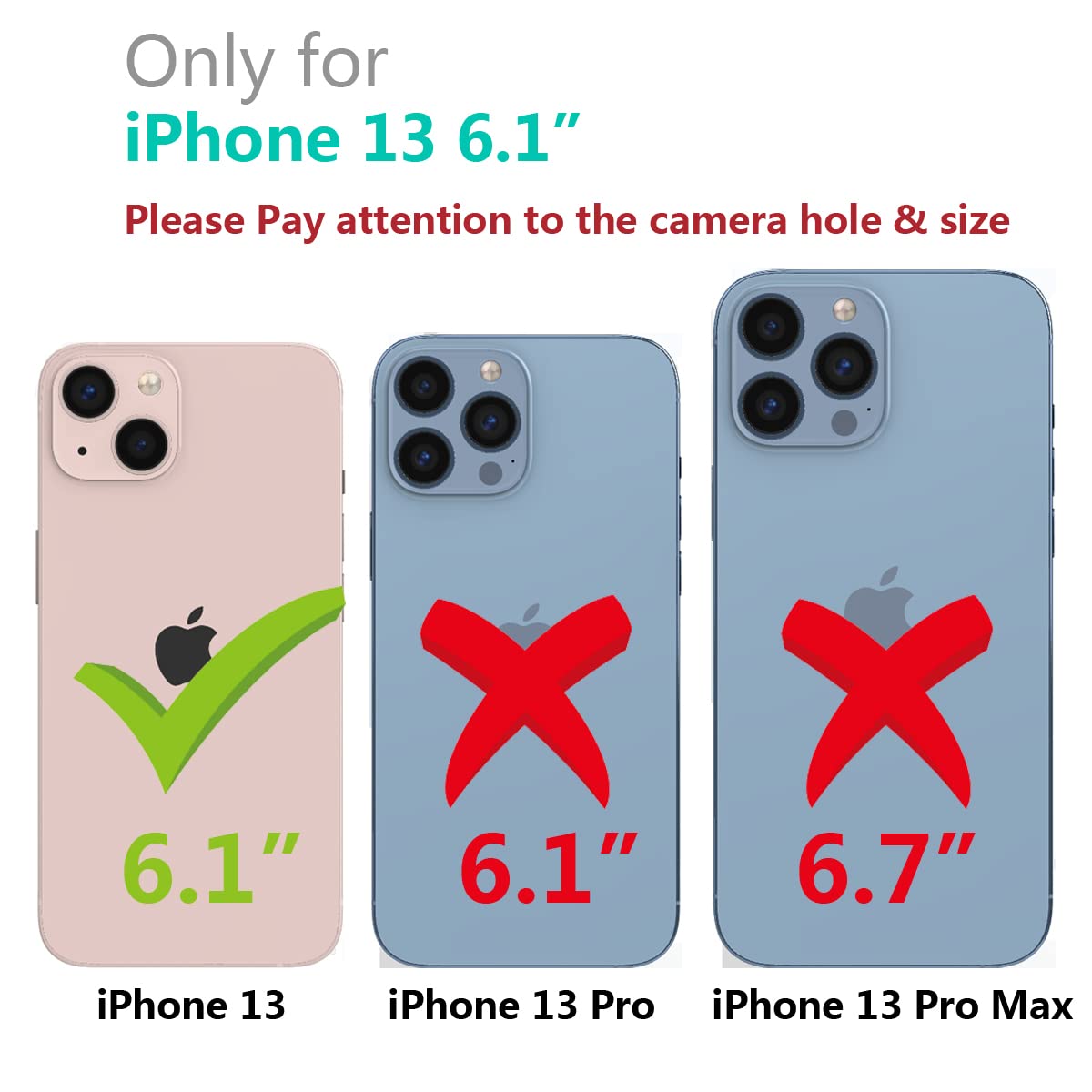 JETech Funda Transparente Suave Para IPhone 13 De 6.1 Pulgadas, Protección Completa Para Lente De Cámara, Compatible Con Carga Inalámbrica MagSafe, Funda De Teléfono TPU Galvanizada A Prueba De Golpes