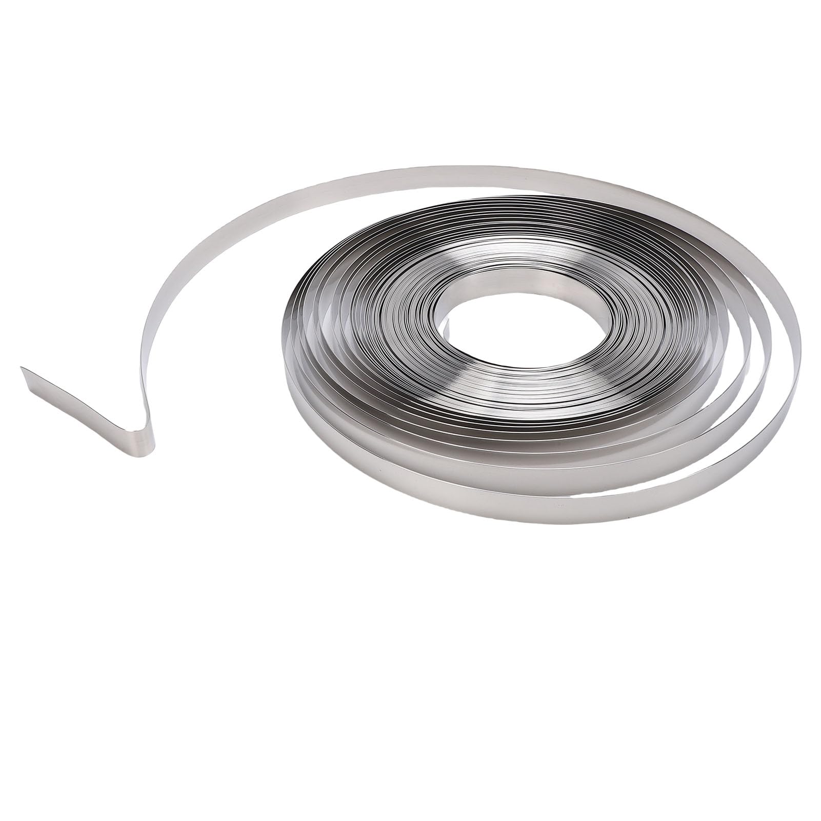 FILFEEL Edelstahl-Umreifungsband 100 Fuß × 3/4 Zoll × 0,03 Zoll – Robuste Metallbandrolle der Güteklasse 304 für Industrieverpackungen, Rohrbündelung und – 1700 Pfund Bruchfestigkeit
