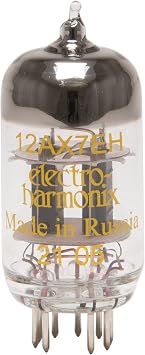 ELECTRO-HARMONIX Vacuum Tubing 12AX7EH /MP Double Pole Match Set of 2 Miniature/mT Double 3 Pole Tube TEH12AX7/MP