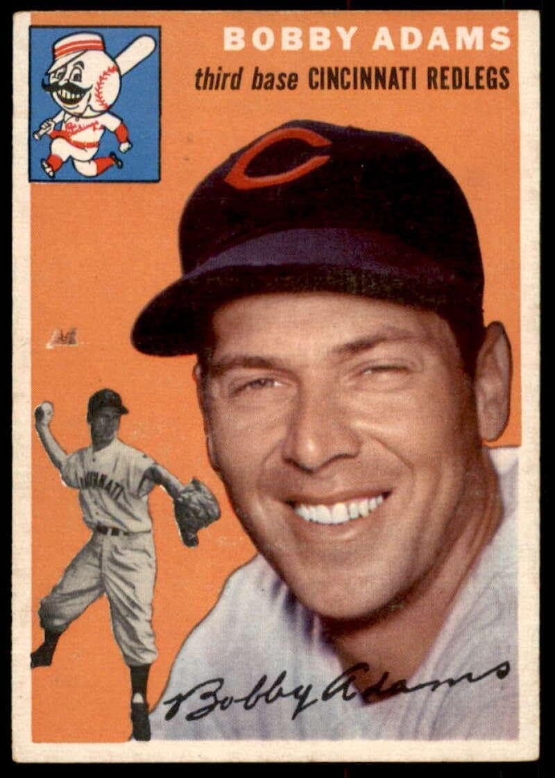 Bobby Adams Card 1954 Topps #123 - Slabbed Baseball Cards